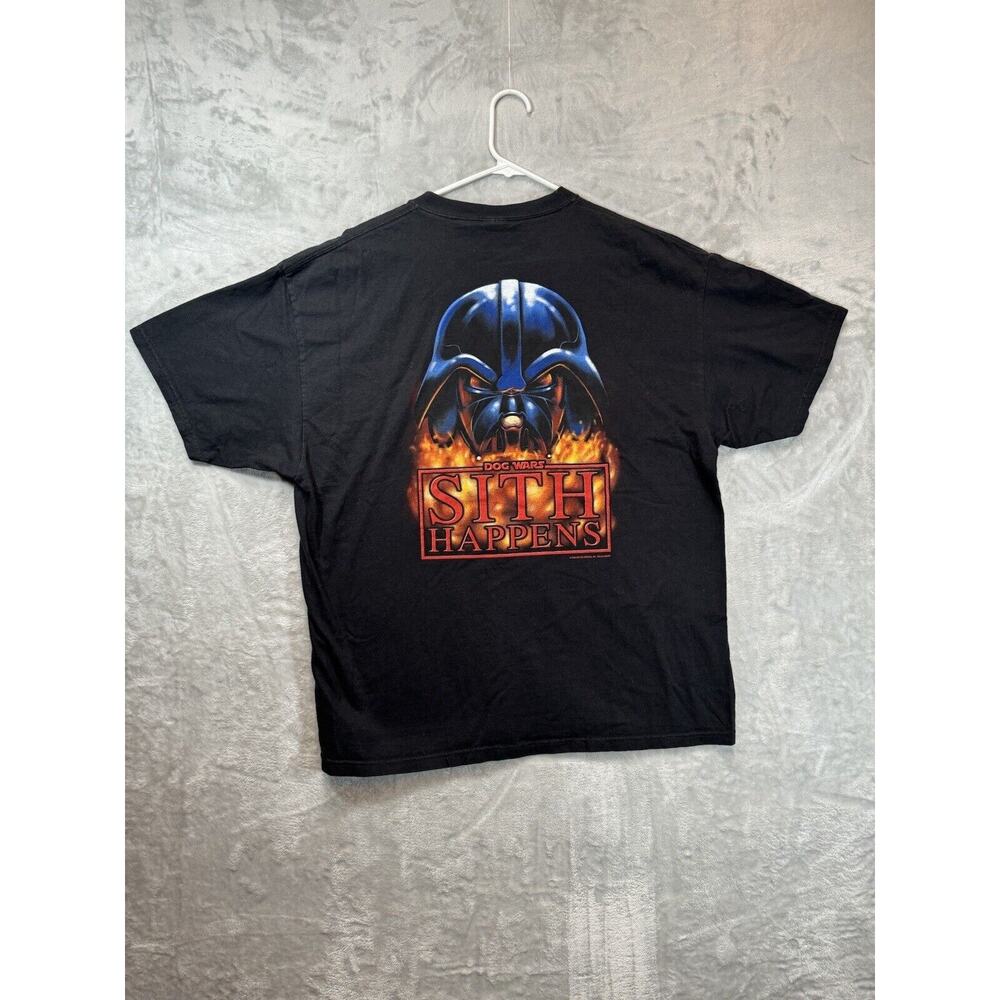 Big Dog Shirt Adult Extra Large Black Star Wars Parody Sith Funny Humor